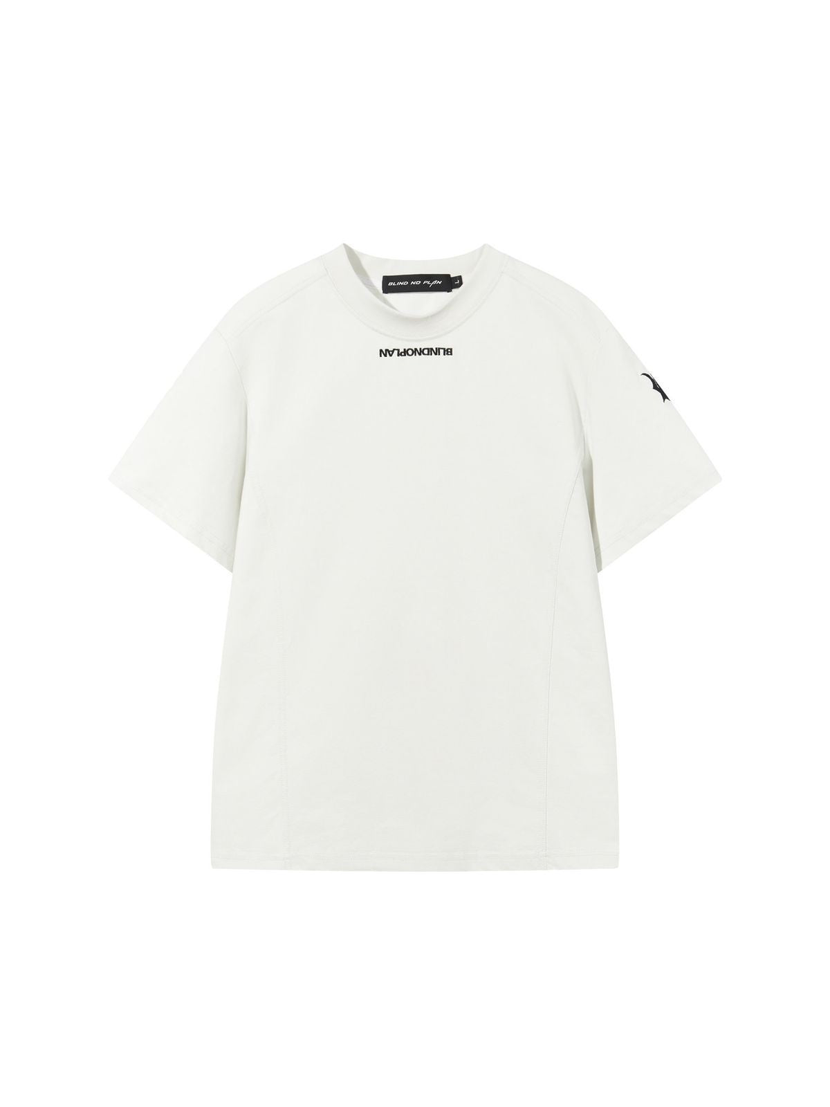 BLINDNOPLAN Embroidered Logo Cooling Tee in White