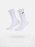 LOSTCTRL Cotton Logo Crew Socks in White