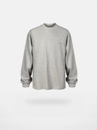 VLABMADE Boxy Cotton Long Sleeve T Shirt in Gray