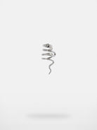 BLACKHEAD Snake Shape Ear Cuff in Silver