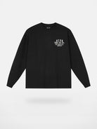 MEDM German Velvet Thermal Crewneck in Black