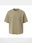 ROYA Modal Wool Blend Air Layer Tee in Olive