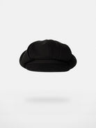 Simple Project Windmill Paneled Newsboy Cap in Black