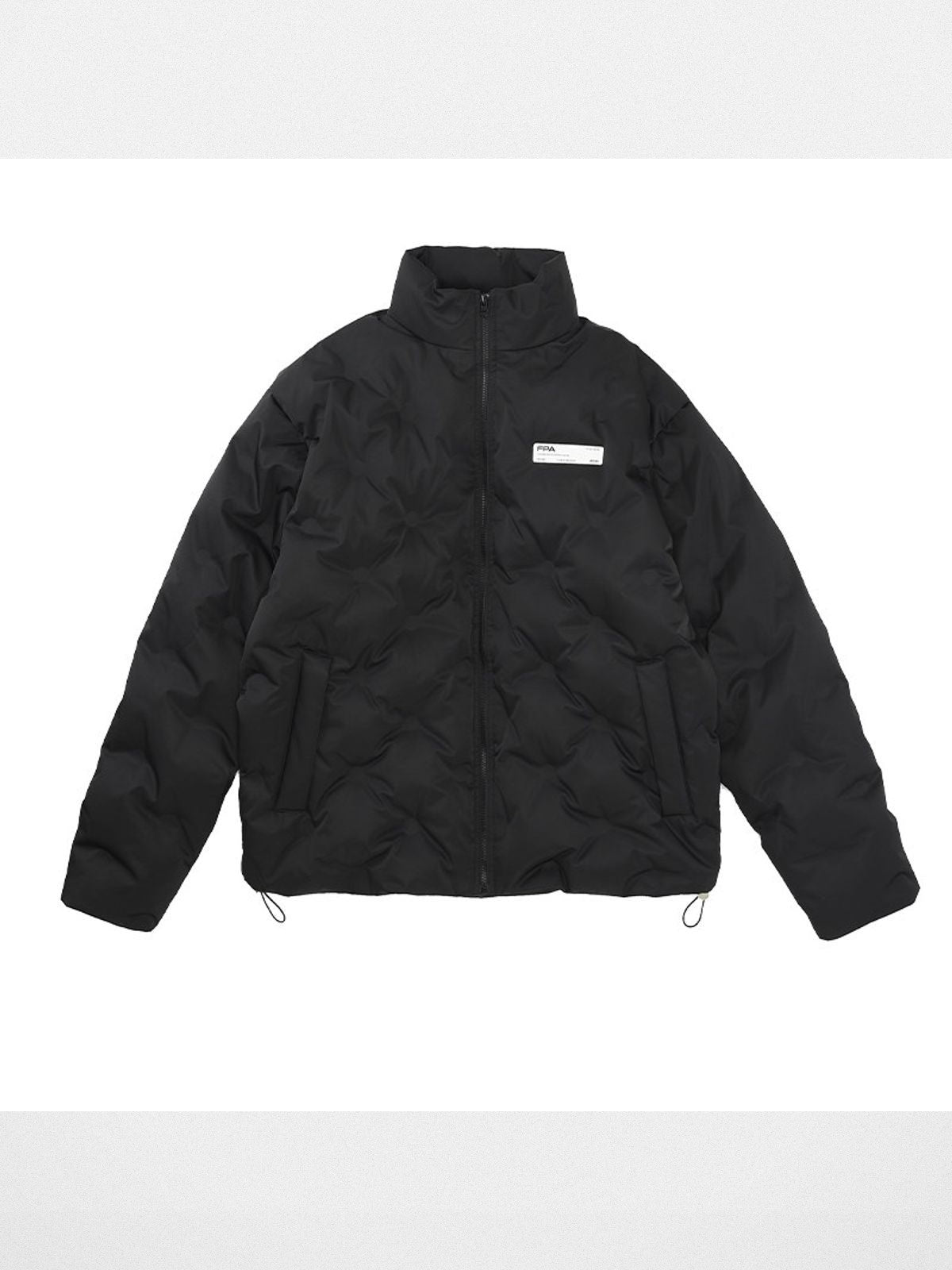 FPA Diamond Quilted Down Puffer in Black