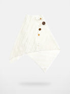 THELIGHT OFFICIAL Wooden Button Wool Blend Cape in White