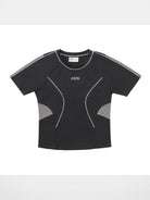 FPA Spliced Moisture Wicking T Shirt in Gray