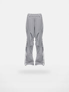 LOSTCTRL Ruched Panel Pants in Gray