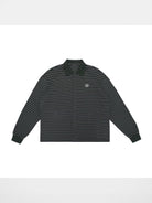 MasonPrince Striped Washed Cotton Cardigan in Green