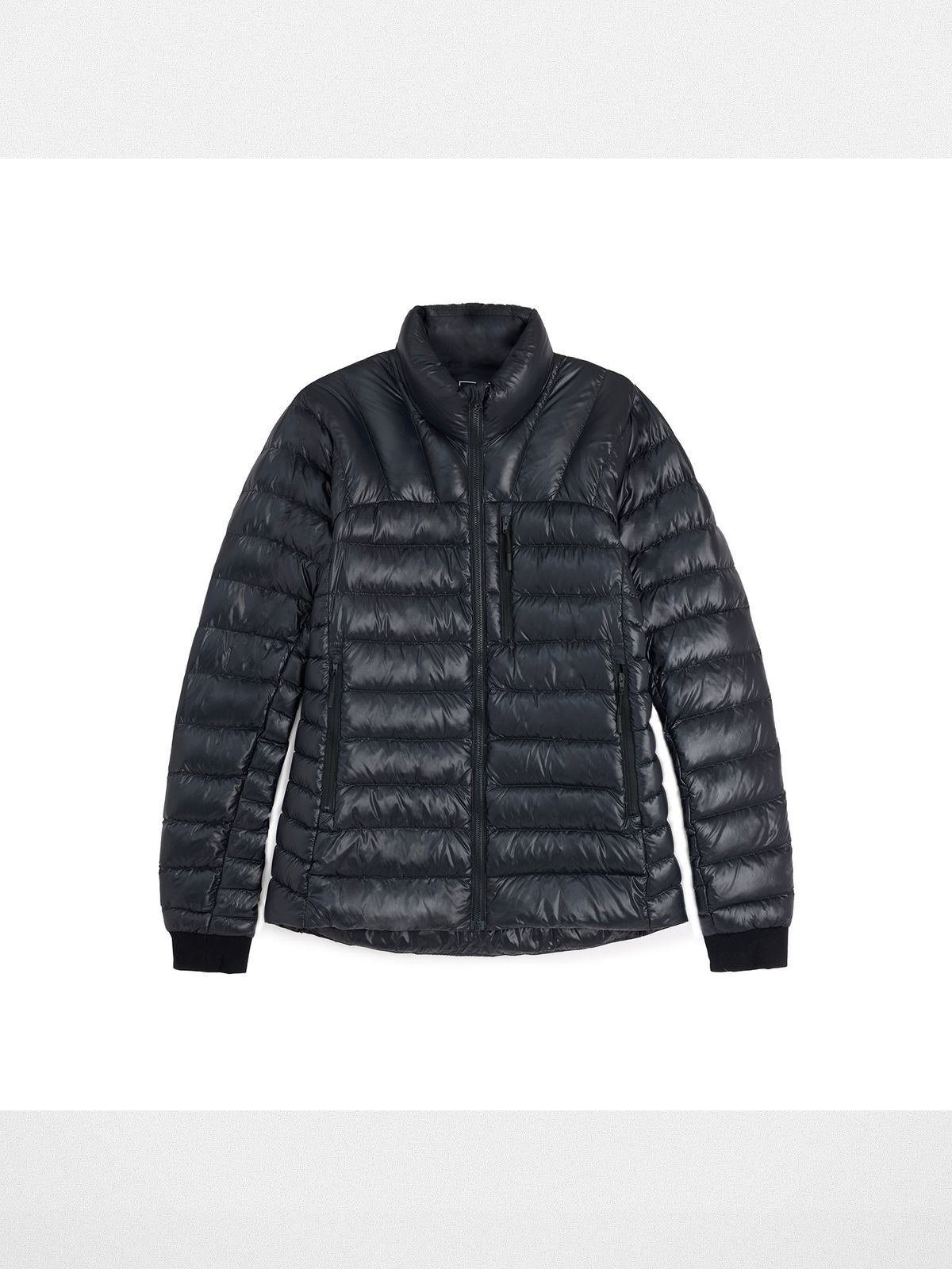 alright then Matte Goose Down Puffer Jacket in Black
