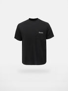 VLABMADE Heavyweight Distressed Print Pocket Tee in Black