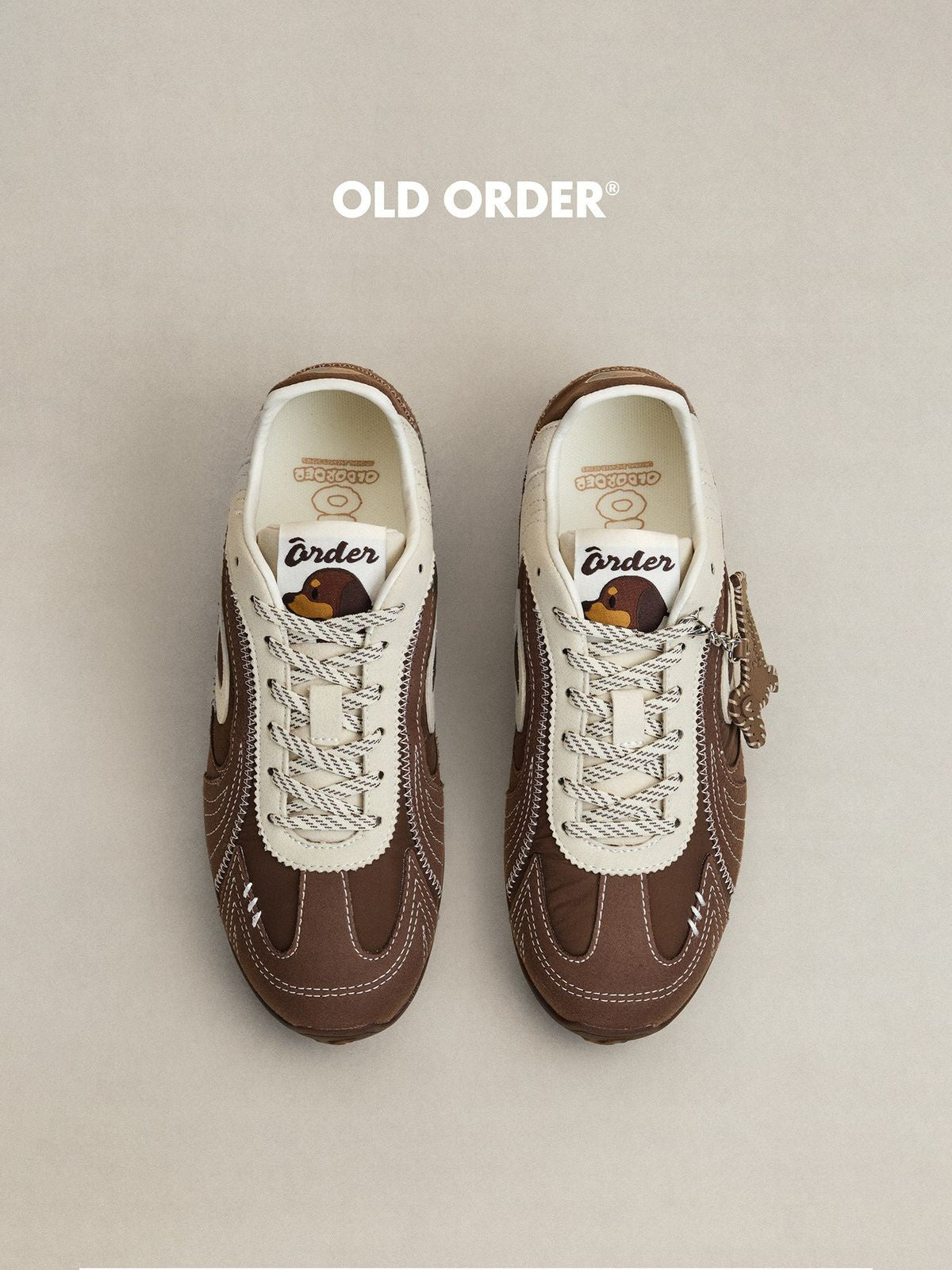 OLDORDER Turbo Lite Dachshund Sneakers in Brown