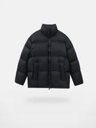 NANS Heavyweight Nylon Down Puffer in Black
