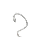 BLACKHEAD Exaggerated Snake Ear Cuff in Silver