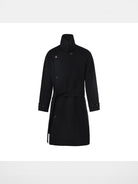 Roolrren Homme Handmade Double Faced Wool Coat in Black