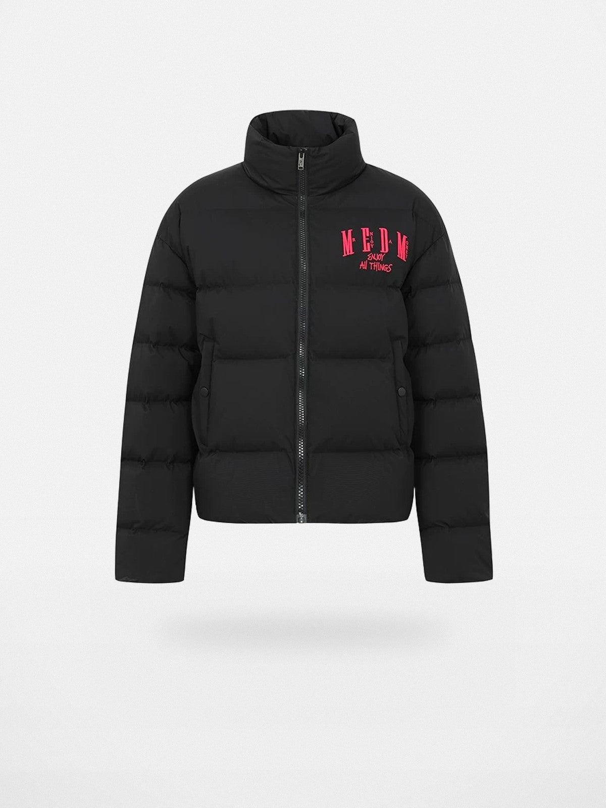 MEDM Oversized Duck Down Puffer Jacket in Black