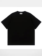 LOSTCTRL Loose Fit Cotton Crew Neck T Shirt in Black