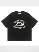 LOSTCTRL Tortoise Hare Heavyweight T Shirt in Black