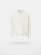 ROYA Long Staple Cotton Polo Shirt in White