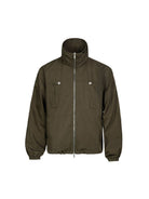 THELIGHT OFFICIAL High Neck Waterproof Workwear Jacket in Green