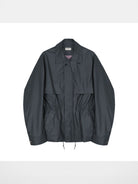 Simple Project Coated Cotton Hunting Jacket in Gray