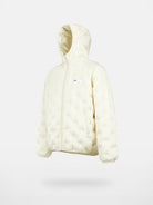 FPA Embossed Hooded Down Puffer in White
