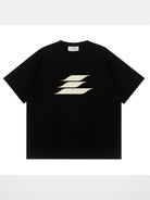 LOSTCTRL Heavyweight Cotton Graphic Tee in Black