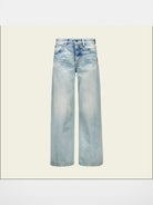 FaxCopyExpress Washed Cotton Gardener Jeans in Blue