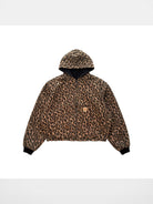MasonPrince Reversible Leopard Hooded Jacket in Black