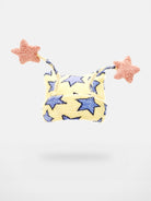 CFIERCE Star Antennae Fuzzy Beanie in Yellow