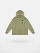 MEDM Embroidered Logo Hoodie in Oatmeal