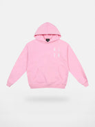 MEDM Embroidered Logo Hoodie in Pink