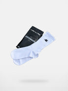 LOSTCTRL Cotton Logo Crew Socks in White
