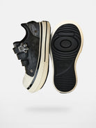 OLDORDER Mickey Mouse Chunky Platform Sneakers in Black