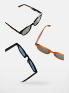 FUTURE UPDATE Caramel Oval Sunglasses in Orange