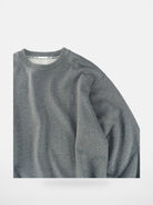 NANS Oversized Pima Cotton Sweatshirt in Gray - Detail