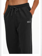 FPA Heavyweight Straight Leg Sweatpants in Black - On Model