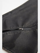 THELIGHT OFFICIAL Washed Faux Leather Blazer Leg Warmers in Black - Detail