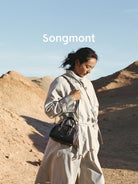 Songmont Leather Mini Bowling Bag in Brown - Lifestyle