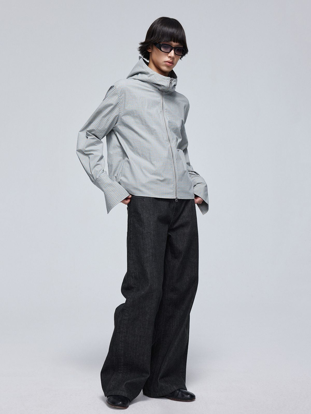 Simple Project Raw Selvedge A Fit Jeans in Black