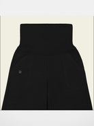 FaxCopyExpress Fold Over Waist Tapered Trousers in Black