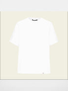 FaxCopyExpress Loose Fit Cotton Logo T Shirt in White