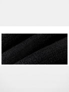 RandomPiece Single Pleat Merino Wool Trousers in Black - Detail