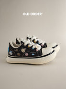 OLDORDER Chiikawa Platform Canvas Sneakers in Black
