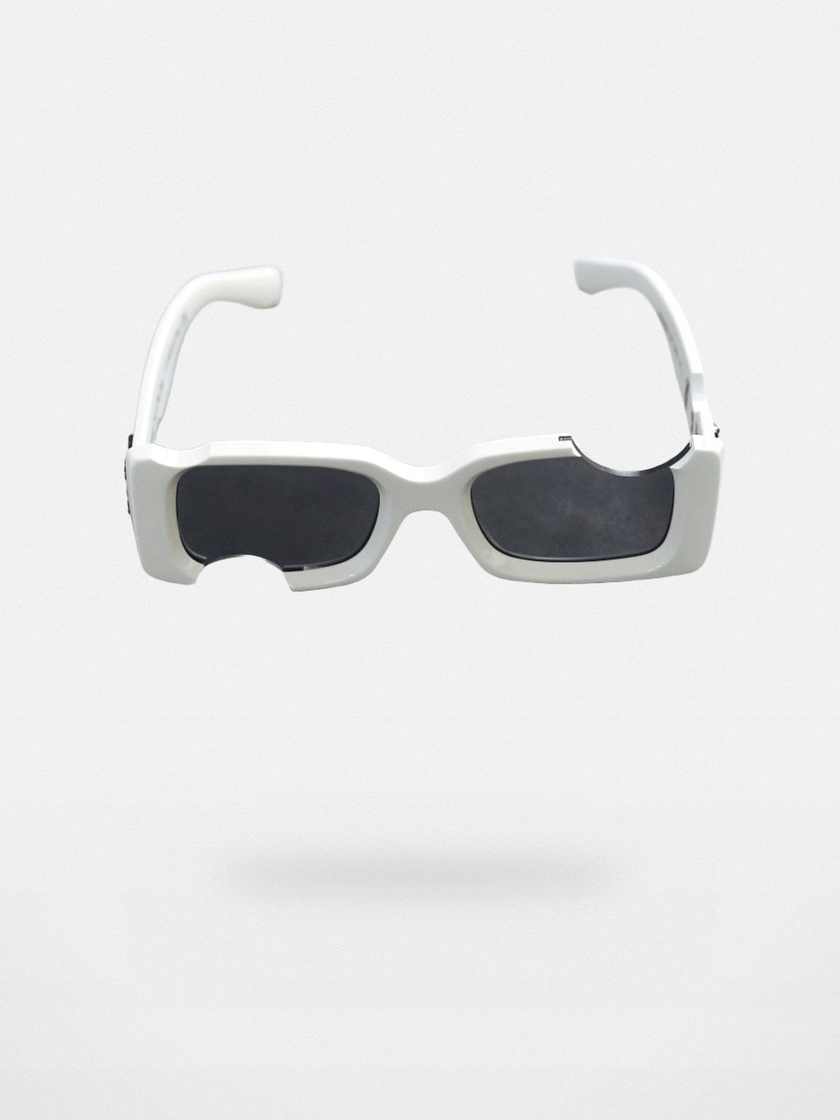 FUTURE UPDATE Cut Out Acetate Sunglasses in White