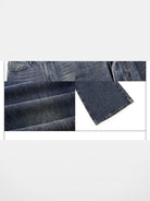 RARELY ALIKE Mid Low Rise Micro Flare Jeans in Blue - Detail