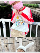 CFIERCE Padded Bunny Ear Helmet in Pink - On Model