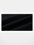 MEDM Leopard Patch Straight Leg Pants in Black - Detail