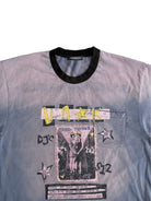 UNKNOWNWORLD Sun Faded Distressed Graphic T Shirt in Blue