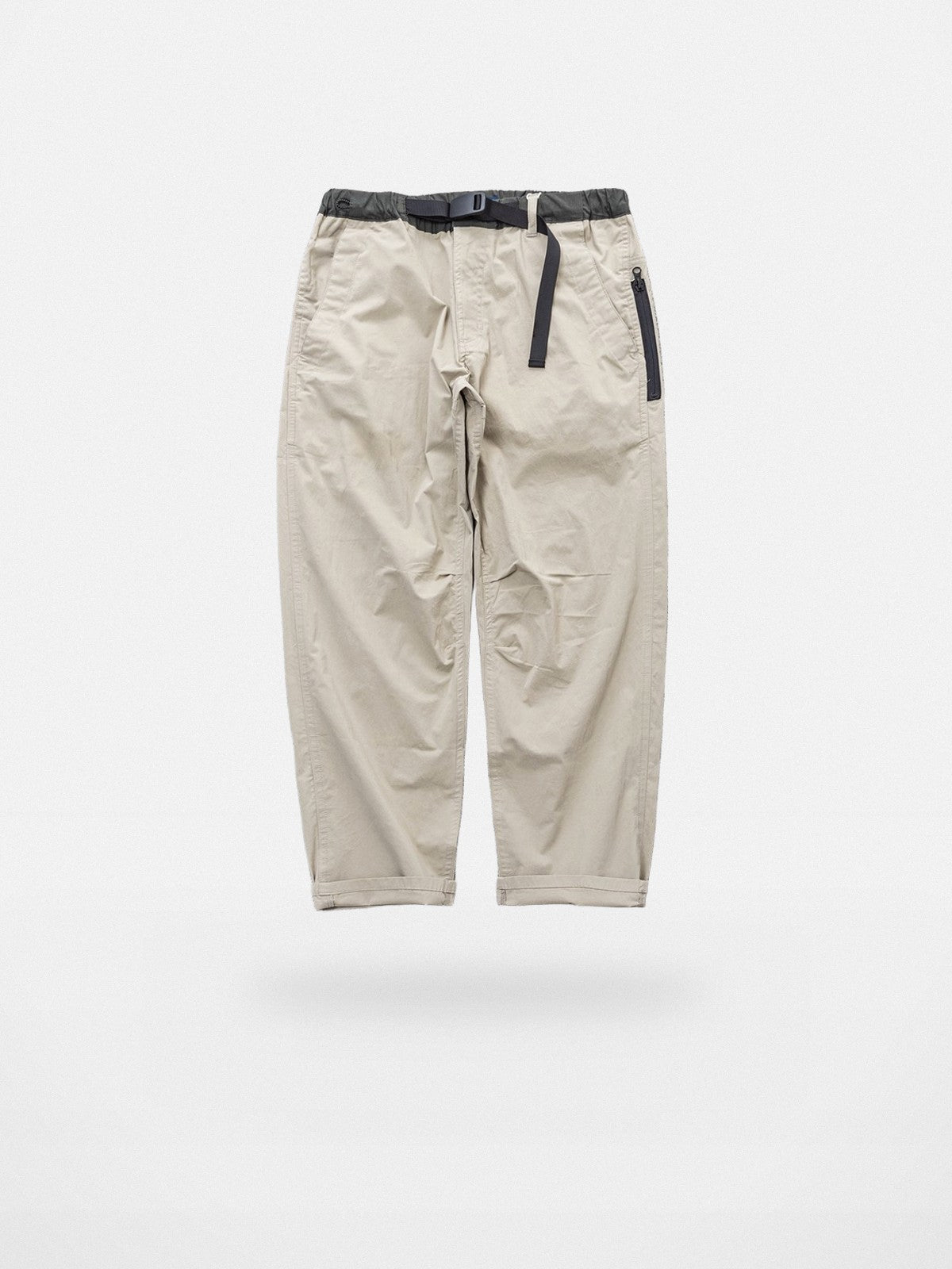 Soda Trendy Water Repellent Tapered Hiking Pants in Beige
