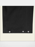 Fax Copy Express Harmony Cinch Hem Cotton Trousers in Black - Detail
